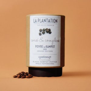 캄폿 후추 미슐랭 캄보디아 kampot 리필 통후추, 50g, 선물용 패키지 1개(그라인더 미포함, 흑후추)