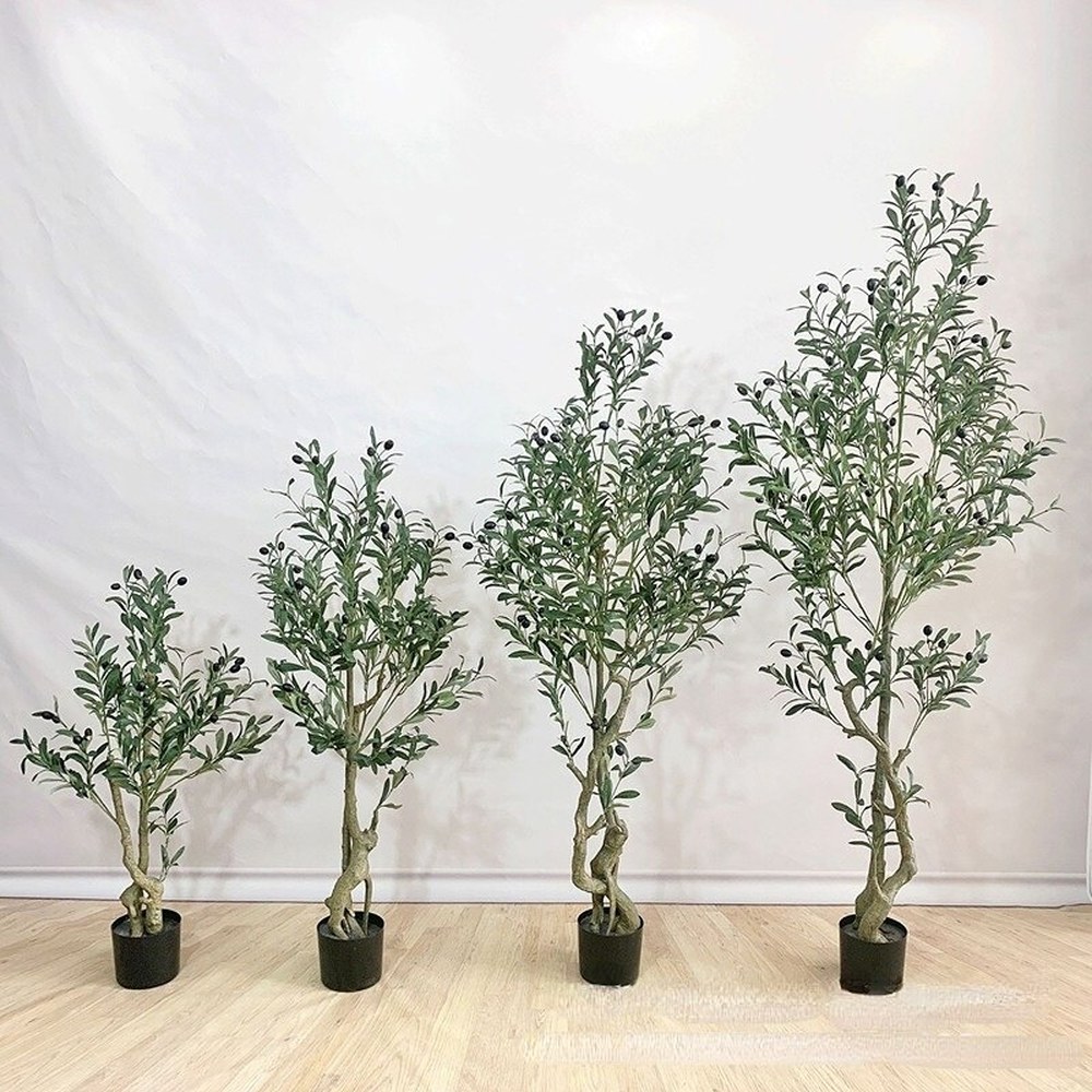 대형 시뮬레이션 녹색 <b>올리브</b> 생체 화분에 120cm 거실 <b>리프</b> 말린 분재 나무 1 90cm 뉴<b>올리브</b>