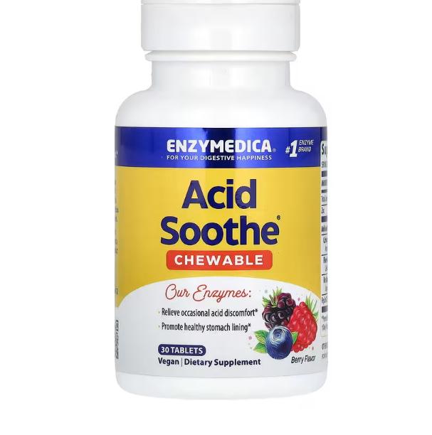 엔자이메디카 츄어블 <b>애시드 수드</b> 베리 맛 30정