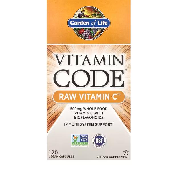 가든오브라이프 비타민 Code <b>RAW 비타민 C 250mg</b> 베지캡슐 120정