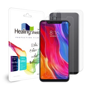 샤오미 미8 블루라이트차단 액정보호필름1매 후면1매