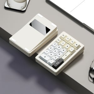 PANDA20 V2 알루미늄 넘버패드 숫자 키패드 매크로 기계식 레이니 치즈화이트
