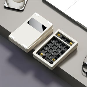 PANDA20 V2 알루미늄 넘버패드 숫자 키패드 매크로 기계식 레이니 치즈화이트-베어본