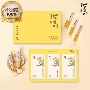 한국양봉농협 강녕 야생화꿀 자연벌꿀 꿀스틱 허니스틱 30포 선물세트