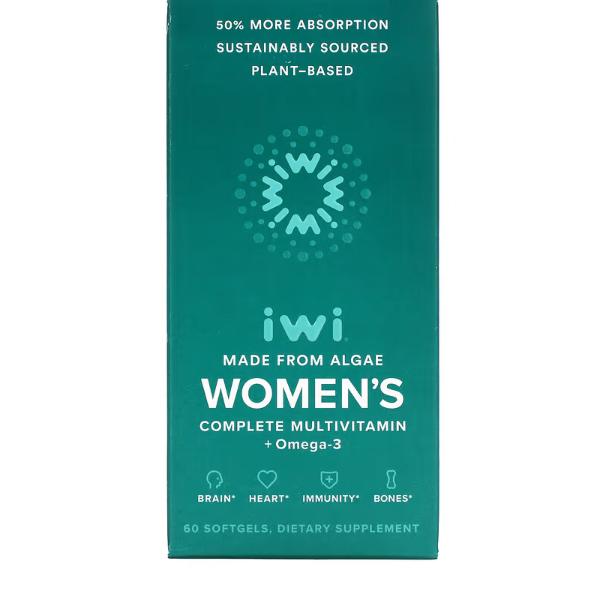 iWi <b>우먼스 컴플리트 멀티비타민</b> 플러스 오메가3 소프트젤 60정