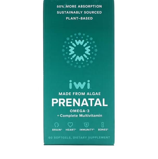 iWi 프리네이탈 오메가3 플러스 컴플리트 <b>멀티비타민 소프트</b>젤 60정