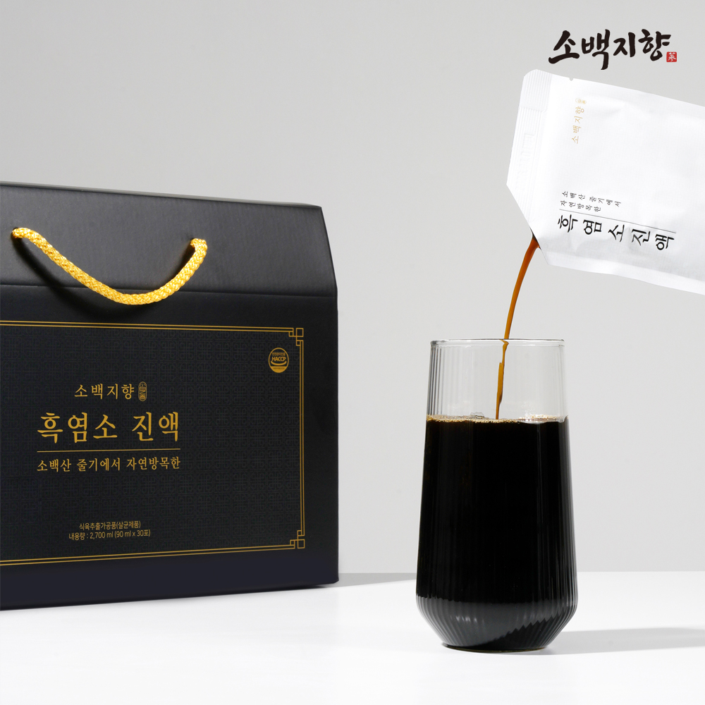<b>소백지향</b> 국내산 흑염소진액 흑염소즙 90mlx30포 2세트