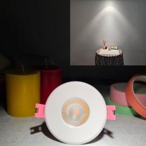 EL-9500 방습용 COB 다운라이트 8W 타공 70-78mm 황제라이팅 전기보따리 3500K 전주백색