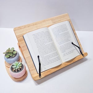 원목 맞춤제작 독서대 각도 조절 책받침대 북스탠드 거치대