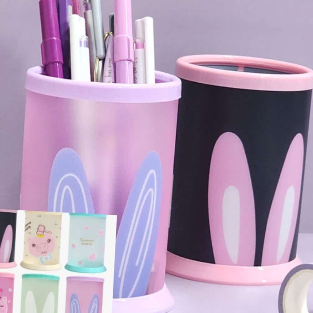 조립식 동물 연필꽂이 오피스용품 펜케이스 수납통