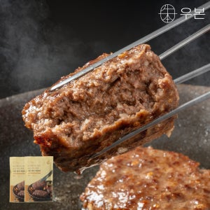 수제 한우 떡갈비 함박 스테이크 너비아니 (100g 개별포장) 400g, 2개