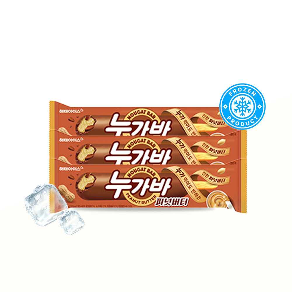 막대 바 아이스크림 해태 누가바 피넛버터