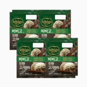 얇은피만두 비비고 진한 고기만두 간식 식사대용 400g x 8개