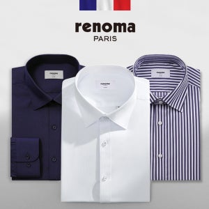 [레노마셔츠]구김적은 긴팔 남자 와이셔츠 (기본 솔리드 비지니스 패턴 케주얼 셔츠)