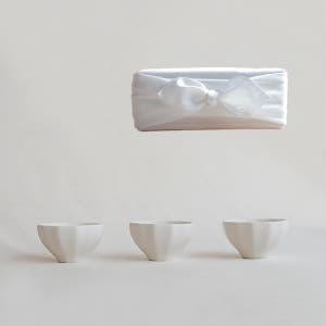 한옥잔세트 3P 도자기 술잔 소주잔 외국인선물 한국기념품 국립중앙박물관굿즈