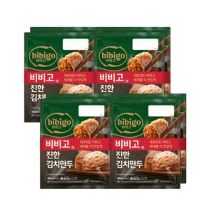 얇은피만두 비비고 진한 김치만두 간식 식사대용 400g x 8개