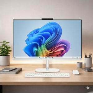 HP 27인치 일체형PC 올인원PC 사무용 가정용 컴퓨터 8GB SSD512GB