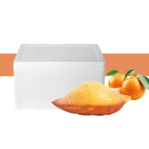 생미쉘 쁘띠 시트러스 마들렌 18g, 140개 1박스 냉동 완제품 미니 브륄레 구움과자 프랑스 디저트