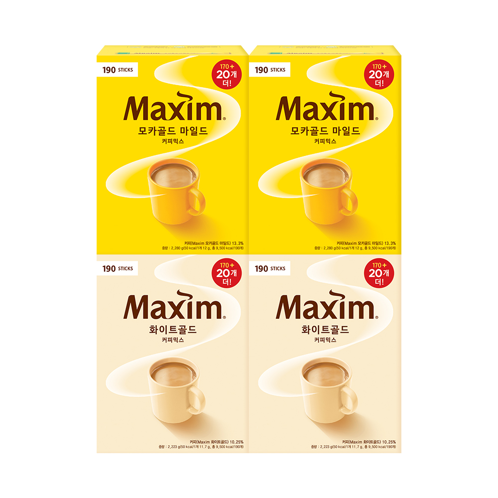 맥심 모카골드 380T (47,920원) (무료)