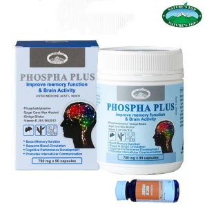 호주 네이쳐스탑 포스파 90캡슐 포스파티딜세린 인지기능 인지력개선 뇌에좋은 두뇌영양제