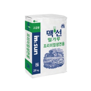 맥선 프리미엄생면용 밀가루 20kg 업소용 사조동아원
