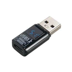 C to A 변환 젠더 (F-M) USB 3.2 전압표시 LCD