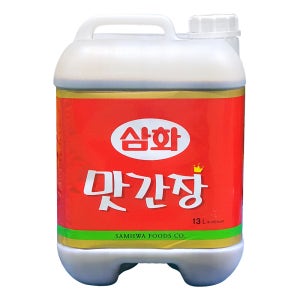 삼화간장 맛간장 13L 간장말통 업소용간장