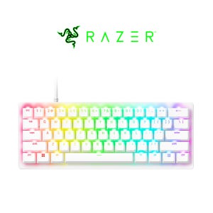 [레이저 코리아] 레이저 헌츠맨 V3 PRO 미니 화이트 게이밍 키보드 US각인