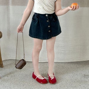 슈린 랩 데님 쇼츠 팬츠 R14274