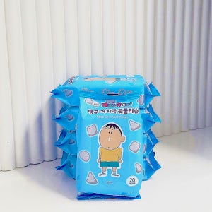 맹구 저자극 물티슈 20매 30팩 아기 강아지 콧물 엠보싱