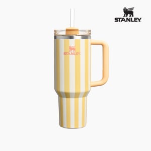[오아시스 컬렉션]스탠리 퀜처 H2.0 플로우 스테이트 텀블러 1.18L, 버터 스트라이프