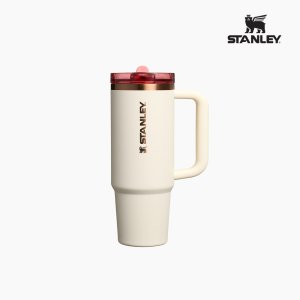 스탠리 퀜처 프로투어 플립 스트로 텀블러 887ml, 크림 로즈 골드