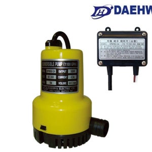 대화전기 DPW69C-12 자동 수중 배수 펌프 전선 3M 전압 24V 활어장 수족관 활어차 횟집 소형 DC