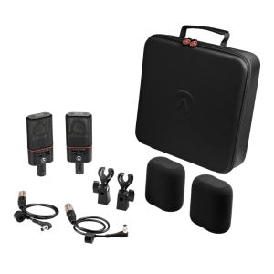 Austrian Audio OC818 Black Dual Set Go 오스트리안 오디오 멀티 패턴 듀얼 아웃풋 콘덴서 마이크 페어 세트 (블랙)