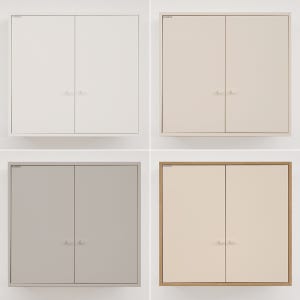 컬러욕실장 감성 욕실 수납 여닫이장 630x600mm