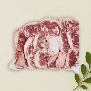 [한돈 덜미살 5kg] 꼬들살 뒷고기 돼지 캠핑 냉장 업소용 벌크 대용량 식당 정육점 도매