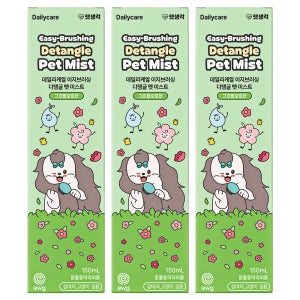 펫생각 천연저자극 강아지 미스트 보습제 향수 엉킨털 윤기 보습 항균 각질 150ml, 3개