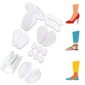 실리콘 구두 발바닥 발 앞꿈치 뒤꿈치 뒷꿈치 쿠션 패드