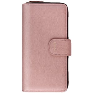 갤럭시A 10포켓 스트랩 포함 지퍼 가죽 지갑 케이스 피렌체 인디핑크, 갤럭시A53