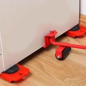다용도 바퀴4개 지렛대 무거운 짐 운반 이사 가구 침대 식탁 책상 냉장고 세탁기 재배치