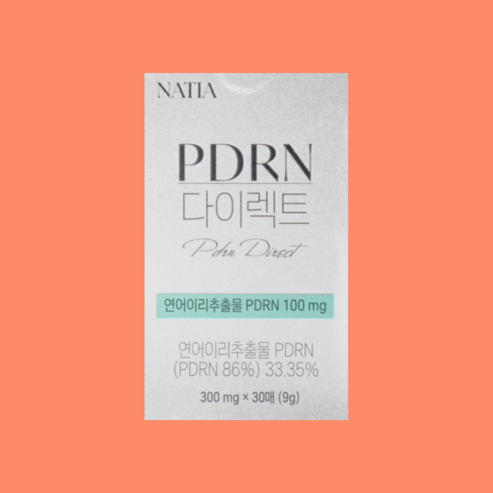 나티아 먹는 PDRN 다이렉트 필름 <b>연어이리</b>추출물 피디알엔 리포좀 30매