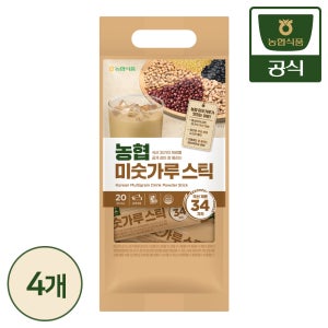 농협식품 농협 미숫가루 스틱 600g(30g 20포) 4개