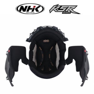 NHK K5R 전용 내피 세트 탈부착 세척가능 헬멧 라이너 교체 헬멧 패드