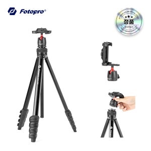 Fotopro 포토프로 DIGI-500 2in1 여행용 스마트폰 핸드폰 휴대용 브이로그 카메라 경량 미니 삼각대 최대하중 3kg