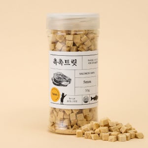 촉촉트릿 for cat 초미니트릿 순살연어 50g 고양이 동결건조 간식