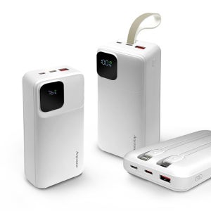 22.5W 일체형 고속 보조배터리 20000mAh C타입 8핀 케이블 내장