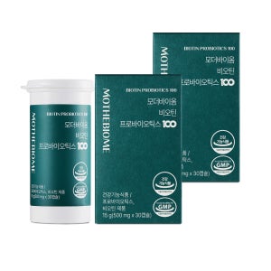 모더바이옴 고함량 비오틴 100억 프로바이오틱스 유산균 30캡슐, 2개