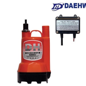 대화전기 DPW75C-24 자동제어기 자동 수중 배수 펌프 전선 3M 전압 24V 활어장 수족관 활어차 횟집 소형 DC