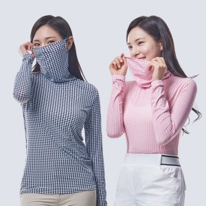 여성 냉감 이너웨어 골프티셔츠 여름 긴팔 기능성 마스크 티셔츠 자외선차단(W6ST25)