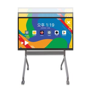 86인치 이하 TV, 모니터 높낮이 조절 이동형 전동 스탠드 거치대 / SOT-86